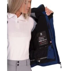 Obermeyer Kayla Jacket - Women's -Ski Equipment Discounts fw23 obermeyer womenskaylajacket navy 5