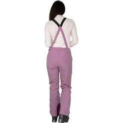 Obermeyer Malta Bib Overalls - Women's -Ski Equipment Discounts fw23 obermeyer womensmaltabiboveralls denimbeet 2