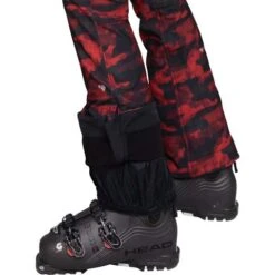 Obermeyer Printed Bond Pant - Women's -Ski Equipment Discounts fw23 obermeyer womensprintedbondpant redsky 5