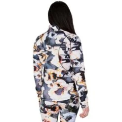 Obermeyer Sarah 1/4 Zip - Women's -Ski Equipment Discounts fw23 obermeyer womenssarahquarterzip glitchy 2