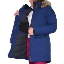 Obermeyer Sojourner Down Jacket - Women's -Ski Equipment Discounts fw23 obermeyer womenssojournerdownjacket navy 4