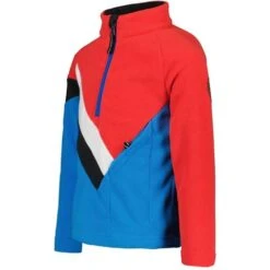 Obermeyer Morgan Fleece Top - Youth -Ski Equipment Discounts fw23 obermeyer youthmorganfleecetop bluevibes 3