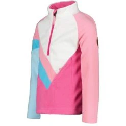 Obermeyer Morgan Fleece Top - Youth -Ski Equipment Discounts fw23 obermeyer youthmorganfleecetop pinkpower 3