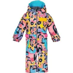 Obermeyer Quinn One-Piece - Youth -Ski Equipment Discounts fw23 obermeyer youthquinnonepiece flower 1