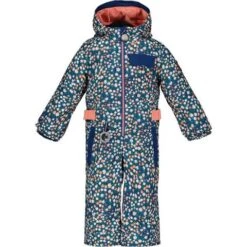 Obermeyer Quinn One-Piece - Youth -Ski Equipment Discounts fw23 obermeyer youthquinnonepiece forestfloral 1