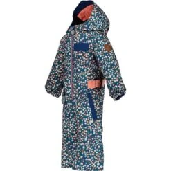 Obermeyer Quinn One-Piece - Youth -Ski Equipment Discounts fw23 obermeyer youthquinnonepiece forestfloral 3