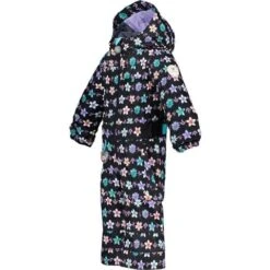Obermeyer Quinn One-Piece - Youth -Ski Equipment Discounts fw23 obermeyer youthquinnonepiece iceflowers 3