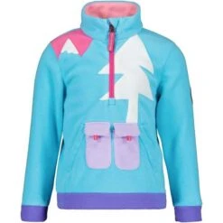 Obermeyer Tucker Fleece Top - Youth -Ski Equipment Discounts fw23 obermeyer youthtuckerfleecetop cosky 1