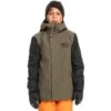 Quiksilver Ridge Jacket - Boy's -Ski Equipment Discounts fw23 quiksilver boysridgejacket grapeleaf 1
