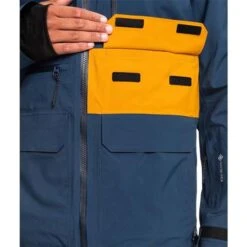 Quiksilver Black Alder Stretch GTX Jacket - Men's -Ski Equipment Discounts fw23 quiksilver mensblackalderstetchgtxjacket insigniablue 5