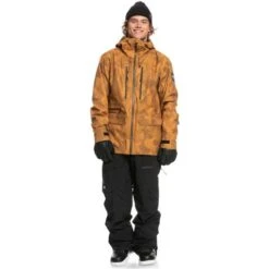 Quiksilver S Carlson Stretch Quest Jacket - Men's -Ski Equipment Discounts fw23 quiksilver menscarlsonstretchquestjacket buckthornbrownfadeoutcamo 3