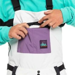 Quiksilver Fly High Bib - Men's -Ski Equipment Discounts fw23 quiksilver mensflyhighbib snowwhite 4