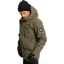 Quiksilver Mission 3-in-1 Jacket - Men's -Ski Equipment Discounts fw23 quiksilver mensmission3in1jacket grapeleaf 3