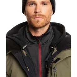 Quiksilver Mission 3-in-1 Jacket - Men's -Ski Equipment Discounts fw23 quiksilver mensmission3in1jacket grapeleaf 5