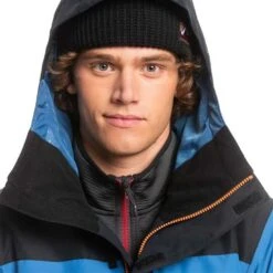Quiksilver Mission Block Jacket - Men's -Ski Equipment Discounts fw23 quiksilver mensmissionblockjacket trueblack 4