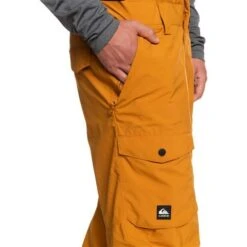 Quiksilver Utility Bib - Men's -Ski Equipment Discounts fw23 quiksilver mensutilitybib buckthornbrown 4