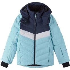 Reima Luppo Jacket - Youth -Ski Equipment Discounts fw23 reima kidsluppojacket lightturquoise 1