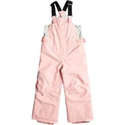 Roxy Lola Bib Pant - Girl's -Ski Equipment Discounts fw23 roxy toddlergirlslolabibpant mellowrose 1
