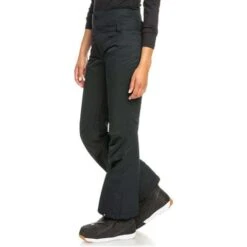 Roxy Diversion Pant - Women's -Ski Equipment Discounts fw23 roxy womensdiversionpant trueblack 2