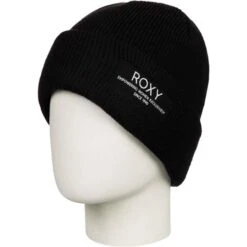 Roxy Folker Beanie - Women's -Ski Equipment Discounts fw23 roxy womensfolkerbeanie trueblack