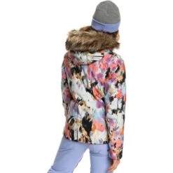 Roxy Jet Ski Jacket - Women's -Ski Equipment Discounts fw23 roxy womensjetskijacket trueblacktenderness 3