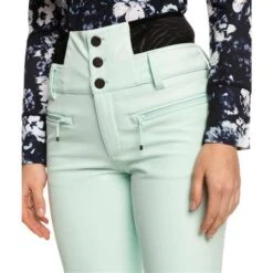 Roxy Rising High Pant - Women's - 2024 Model -Ski Equipment Discounts fw23 roxy womensrisinghighpant fairaqua 4