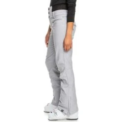 Roxy Rising High Pant - Women's - 2024 Model -Ski Equipment Discounts fw23 roxy womensrisinghighpant heathergrey 2