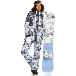 Roxy Ritual Jacket - Women's -Ski Equipment Discounts fw23 roxy womensritualjacket trueblackfutureflower 10