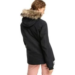 Roxy Shelter Jacket - Women's -Ski Equipment Discounts fw23 roxy womensshelterjacket trueblack 3
