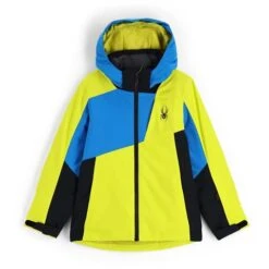 Spyder Ambush Jacket - Boy's -Ski Equipment Discounts fw23 spyder boysambushjacket citron