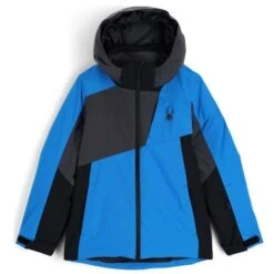Spyder Ambush Jacket - Boy's -Ski Equipment Discounts fw23 spyder boysambushjacket collegiate
