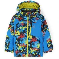 Spyder Mini Leader Jacket - Boy's -Ski Equipment Discounts fw23 spyder boysminileaderjacket digibug