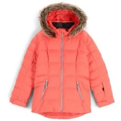 Spyder Zadie Synthetic Down Jacket - Girl's -Ski Equipment Discounts fw23 spyder girlsatlassyntheticdownjacket tropic