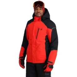 Spyder Copper GTX Jacket - Men's -Ski Equipment Discounts fw23 spyder menscoppergtxjacket volcano 1