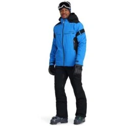 Spyder Monterosa GTX Jacket - Men's -Ski Equipment Discounts fw23 spyder mensmonterosagtxjacket collegiate 3