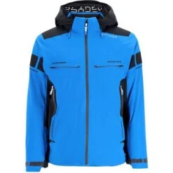 Spyder Monterosa GTX Jacket - Men's -Ski Equipment Discounts fw23 spyder mensmonterosagtxjacket collegiate 4