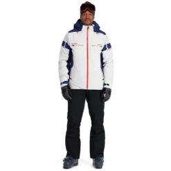 Spyder Monterosa GTX Jacket - Men's -Ski Equipment Discounts fw23 spyder mensmonterosagtxjacket glacierabyss 3