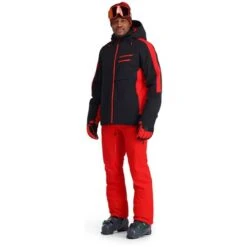 Spyder Orbiter GTX Jacket - Men's -Ski Equipment Discounts fw23 spyder mensorbitergtxjacket blackvolcano 3