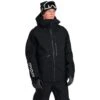 Spyder Sanction Jacket - Men's 2 Spyder Sanction Jacket - Men's -Ski Equipment Discounts fw23 spyder menssanctionjacket black 1