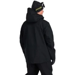 Spyder Sanction Jacket - Men's -Ski Equipment Discounts fw23 spyder menssanctionjacket black 2