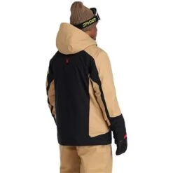 Spyder Seventy - Eight Jacket - Men's -Ski Equipment Discounts fw23 spyder mensseventyeightjacket blacktannin 2
