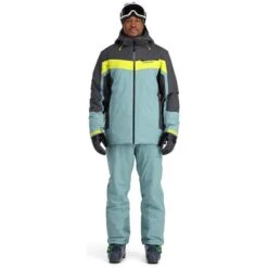 Spyder Seventy - Eight Jacket - Men's -Ski Equipment Discounts fw23 spyder mensseventyeightjacket ebonytundra 3