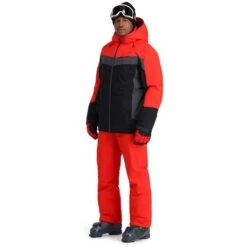 Spyder Seventy - Eight Jacket - Men's -Ski Equipment Discounts fw23 spyder mensseventyeightjacket volcanoblack 3