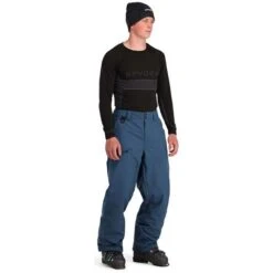 Spyder Seventy Pant - Men's -Ski Equipment Discounts fw23 spyder mensseventypant insigniablue 3