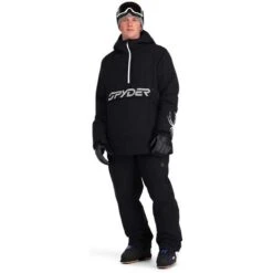 Spyder Signal GTX Insulated Anorak - Men's -Ski Equipment Discounts fw23 spyder menssignalgtxinsulatedanorak black 3