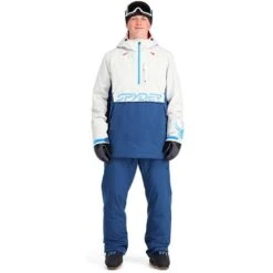 Spyder Signal GTX Insulated Anorak - Men's -Ski Equipment Discounts fw23 spyder menssignalgtxinsulatedanorak glacierabyss 3