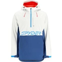 Spyder Signal GTX Insulated Anorak - Men's -Ski Equipment Discounts fw23 spyder menssignalgtxinsulatedanorak glacierabyss 4