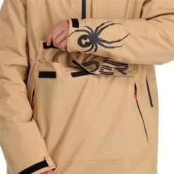 Spyder Signal GTX Insulated Anorak - Men's -Ski Equipment Discounts fw23 spyder menssignalgtxinsulatedanorak tannin 5