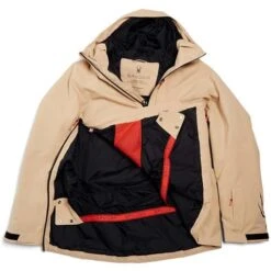 Spyder Signal GTX Insulated Anorak - Men's -Ski Equipment Discounts fw23 spyder menssignalgtxinsulatedanorak tannin 7