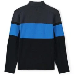 Spyder Speed Half Zip Fleece Jacket - Men's -Ski Equipment Discounts fw23 spyder mensspeedhalfzipfleecejacket blackcollegiate 2